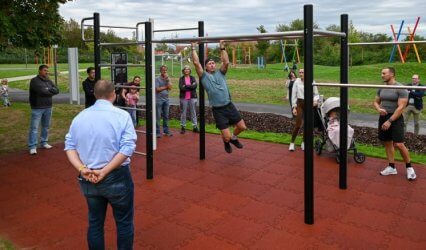 Calisthenics Anlage in Hünfeld Quelle: Stadt Hünfeld